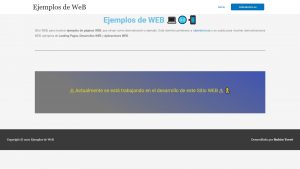 Website ejemplosdeweb.es